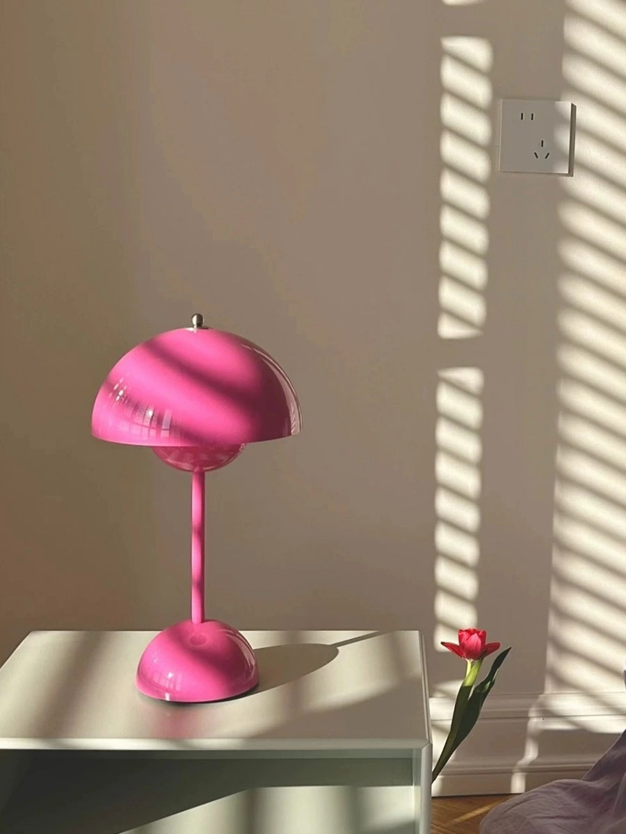 Cordless Mushroom Table Lamp