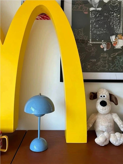 Cordless Mushroom Table Lamp