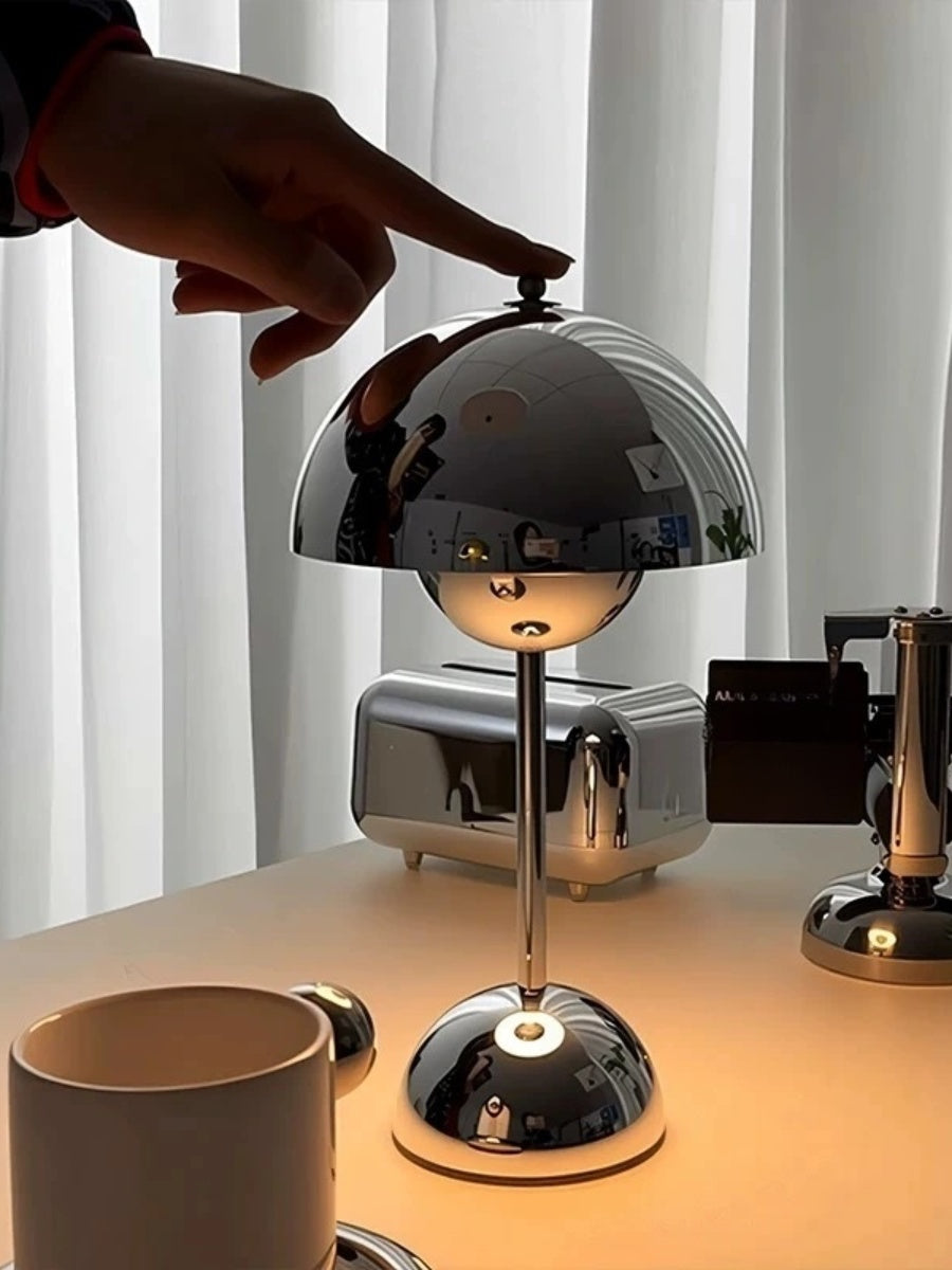 Cordless Mushroom Table Lamp