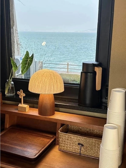 Handcrafted Mushroom Paper Lamp