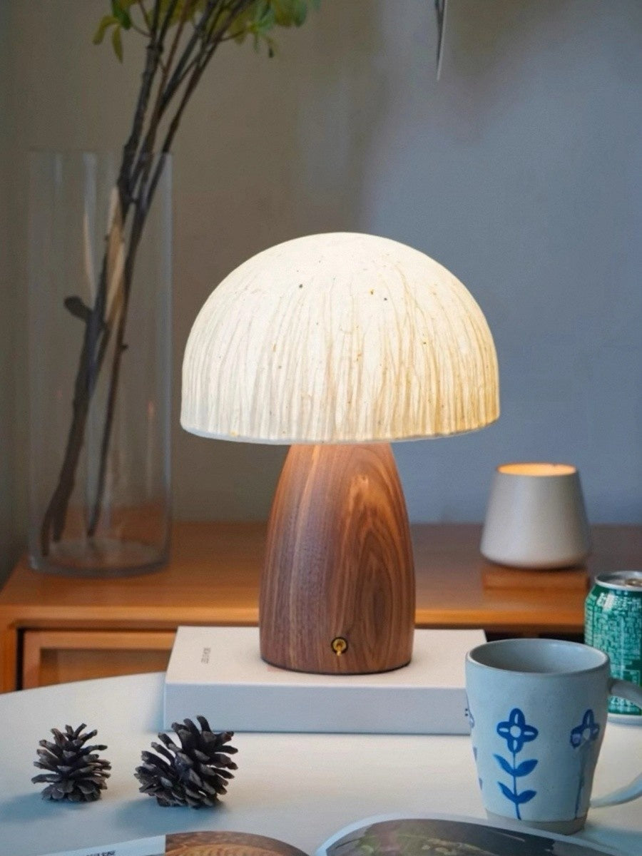 Handcrafted Mushroom Paper Lamp