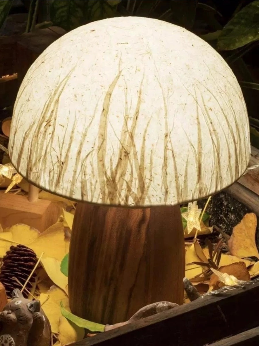 Handcrafted Mushroom Paper Lamp