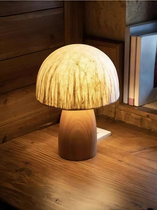 Handcrafted Mushroom Paper Lamp