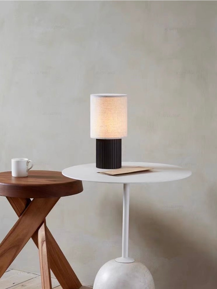 Rechargeable Minimalist Linen Table Lamp