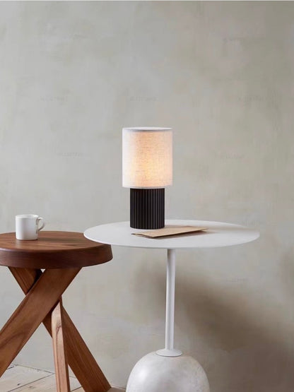 Rechargeable Minimalist Linen Table Lamp