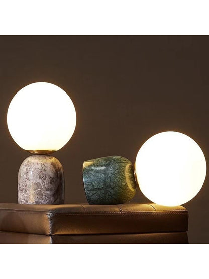 Marble Globe Table Lamp