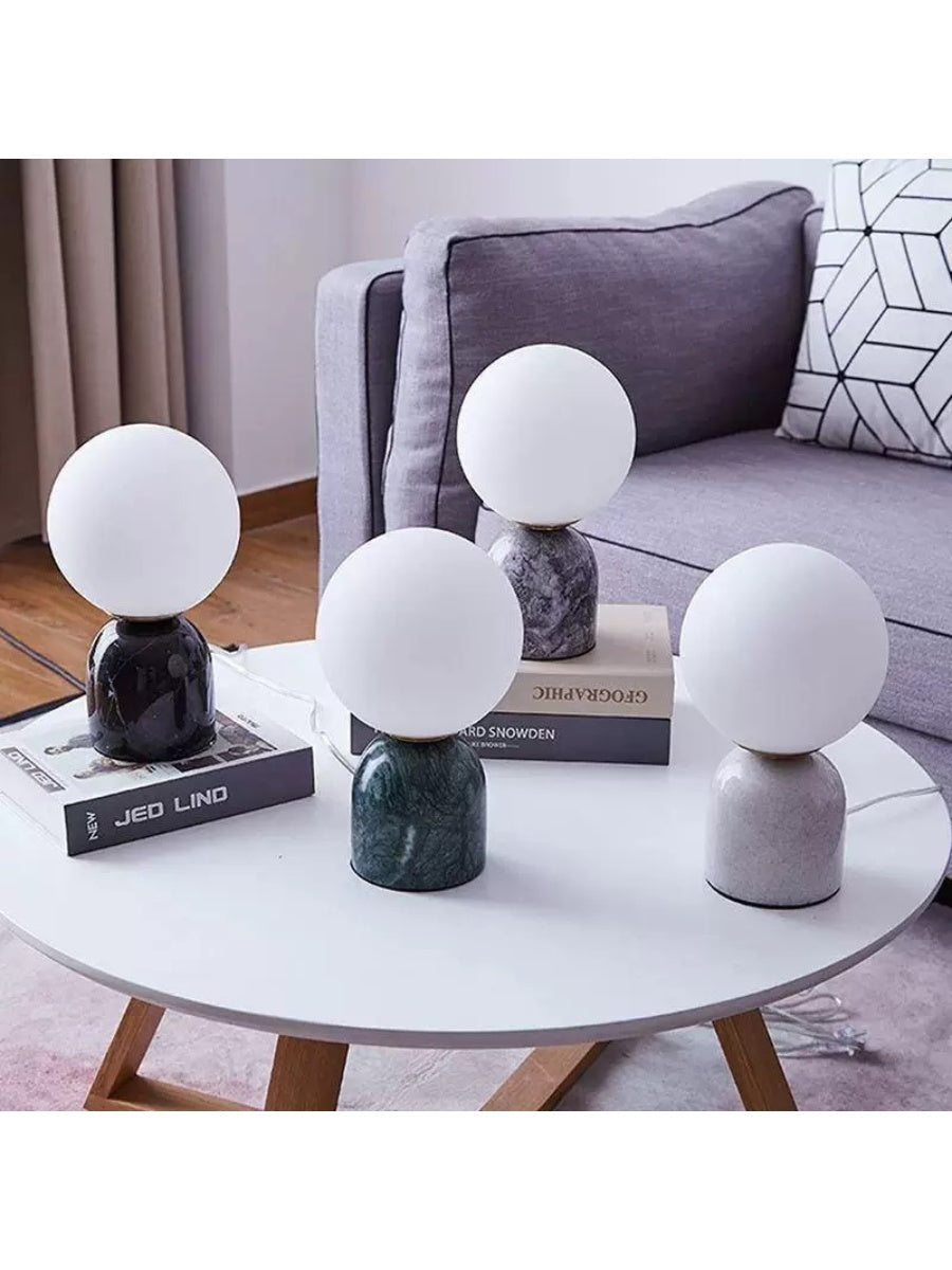 Marble Globe Table Lamp