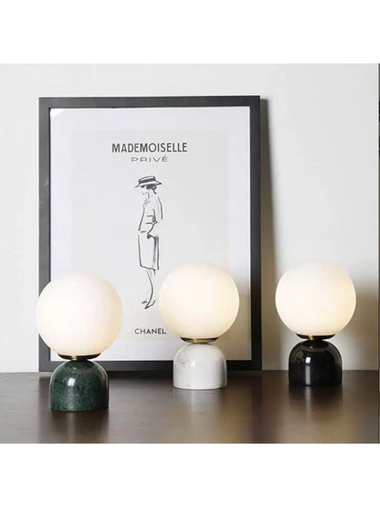 Marble Globe Table Lamp