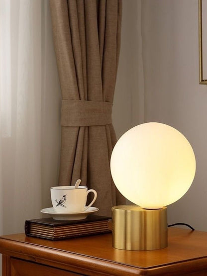 Designer Sculptural Globe Lamp