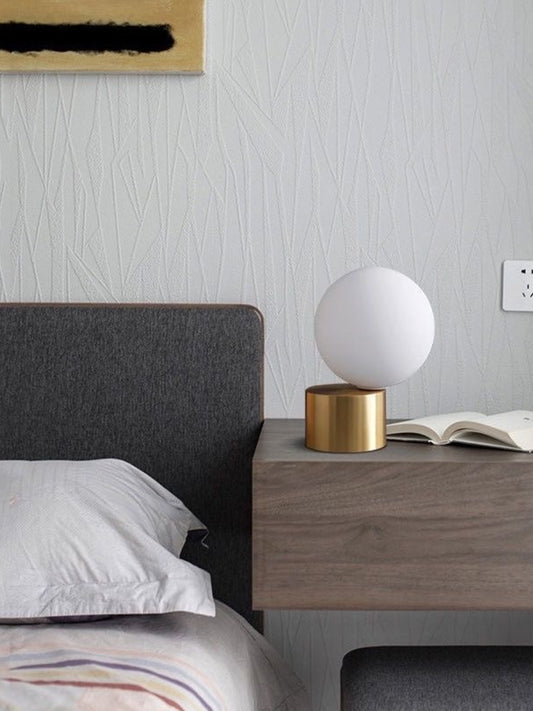 Designer Sculptural Globe Lamp