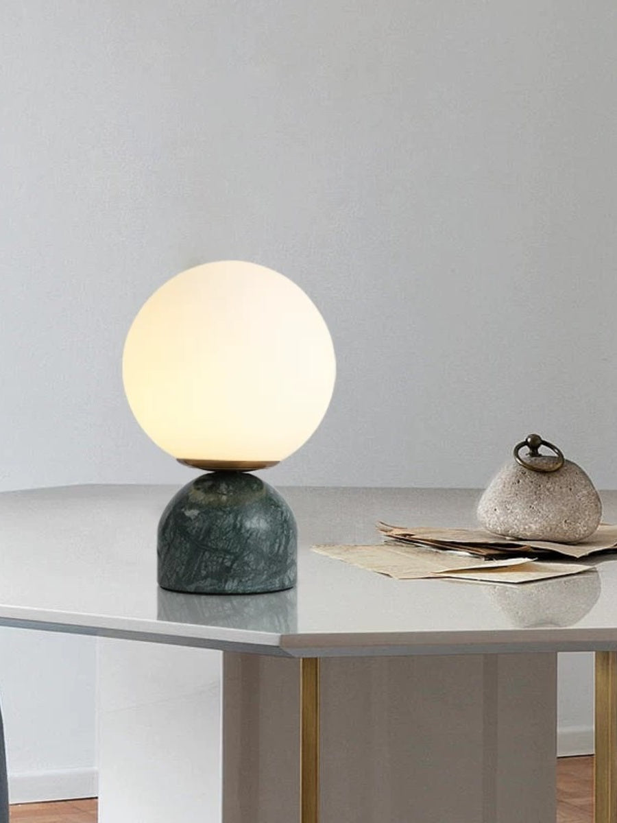 Marble Globe Table Lamp