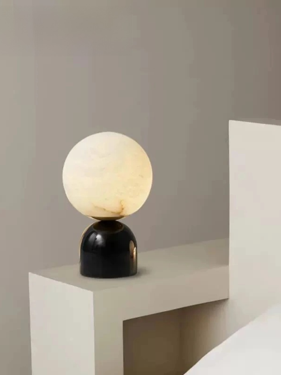 Marble Globe Table Lamp