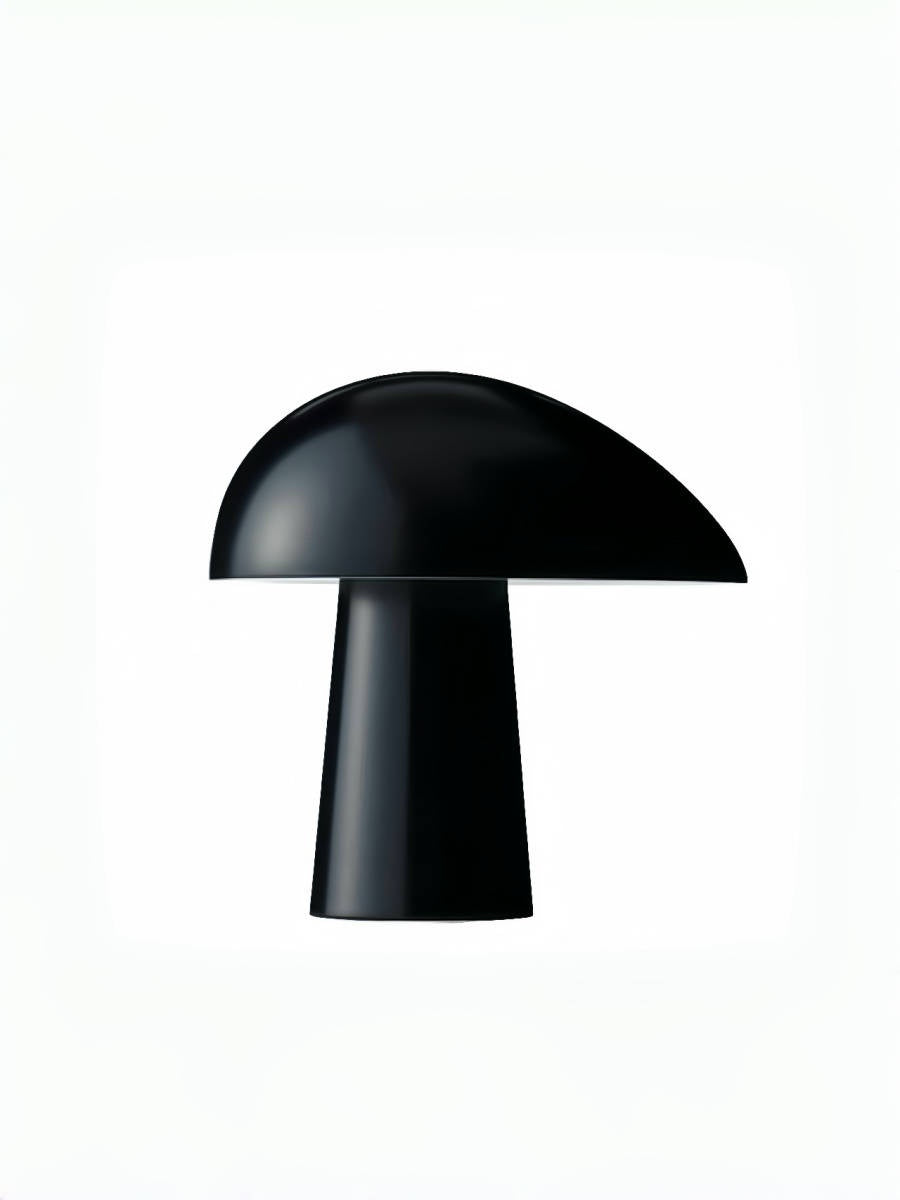 Scandinavian Wood Grain Mushroom Table Lamp