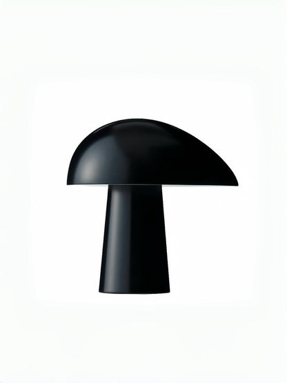 Scandinavian Wood Grain Mushroom Table Lamp