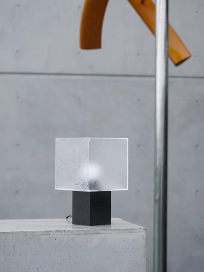 Frosted Cube Table Lamp