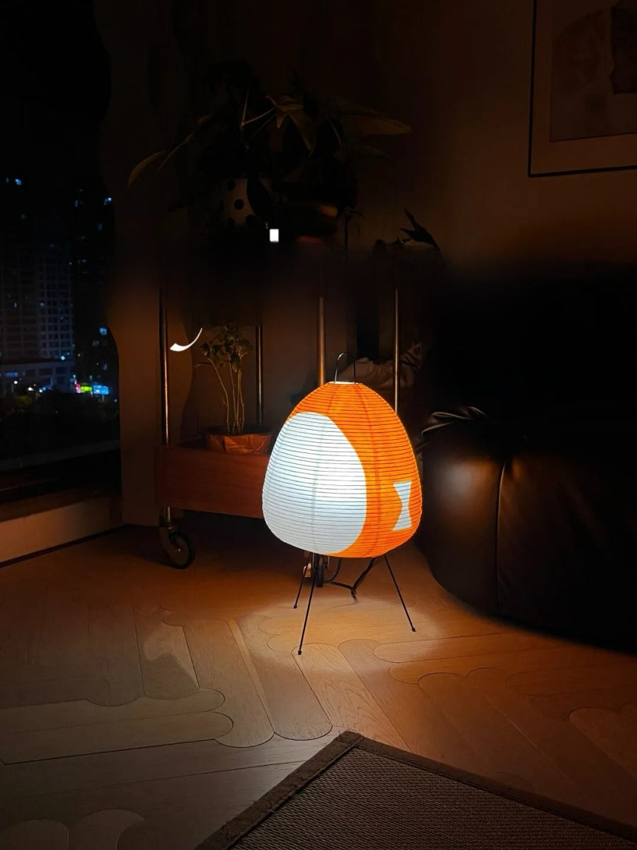 Designer Inspired Japanese Paper Lantern Table Lamp