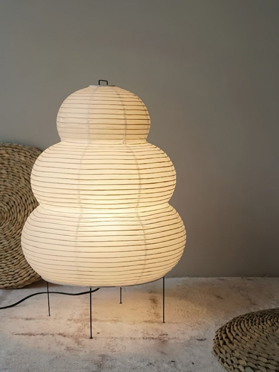 Japanese Snowman White Paper Lantern Lamp