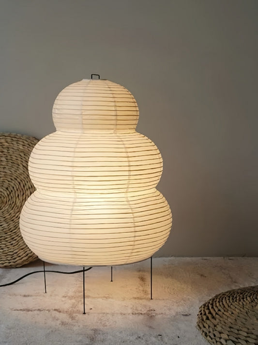 Japanese Snowman White Paper Lantern Lamp