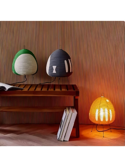 Designer Inspired Japanese Paper Lantern Table Lamp