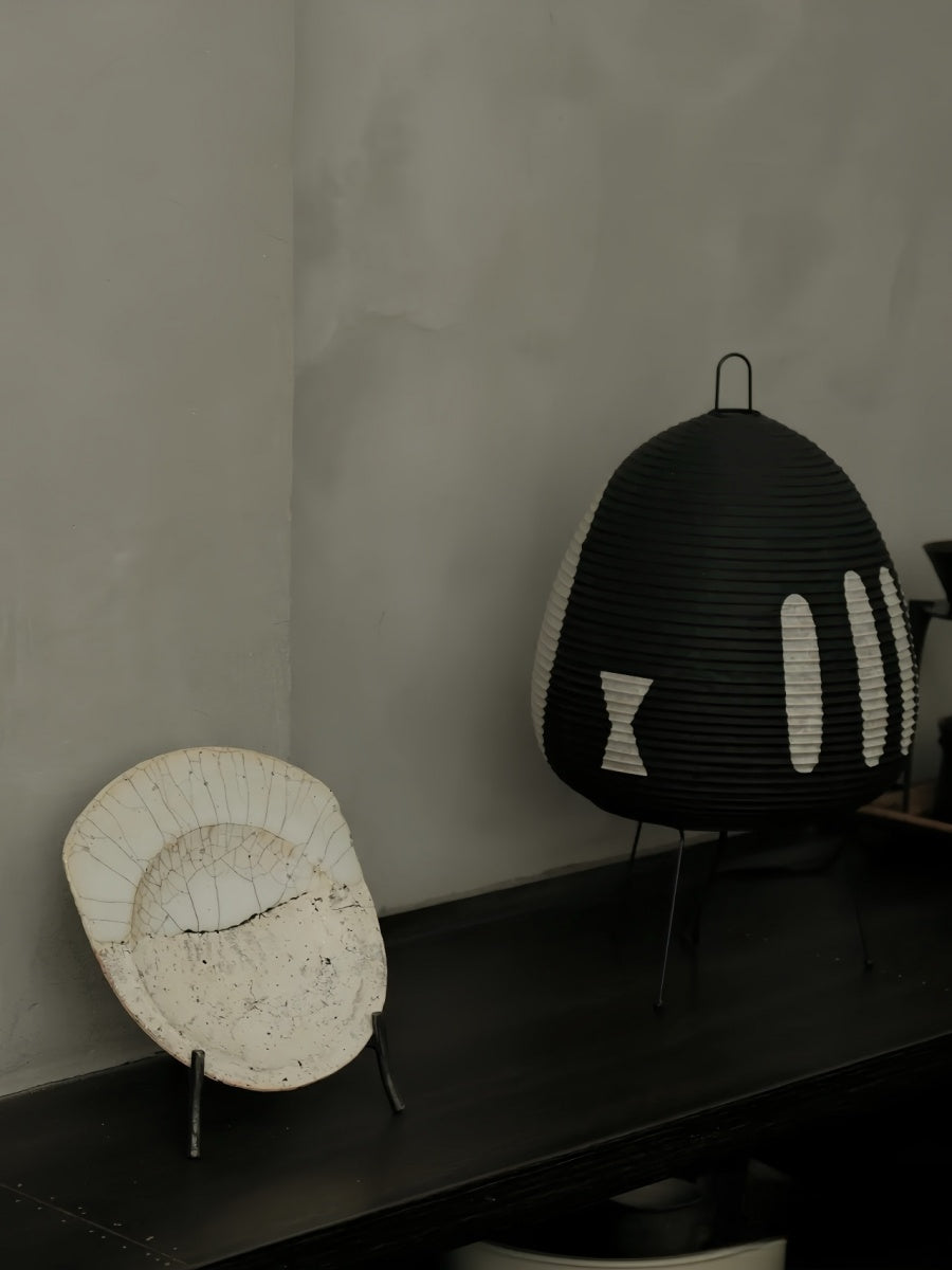 Designer Inspired Japanese Paper Lantern Table Lamp