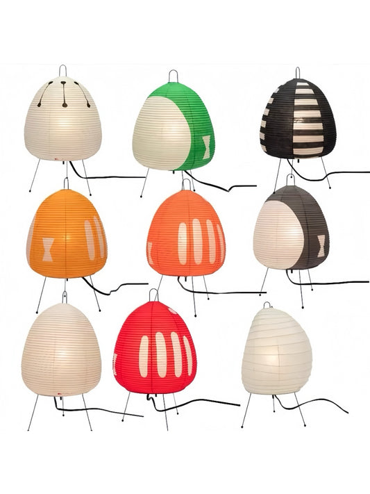 Designer Inspired Japanese Paper Lantern Table Lamp
