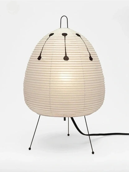 Japanese Ink Dot Paper Lantern Table Lamp