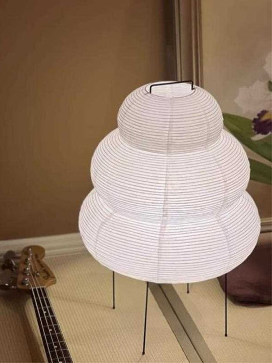 Japanese Snowman White Paper Lantern Lamp