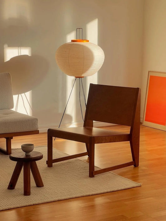 Japanese Nordic Paper Lantern Floor Lamp