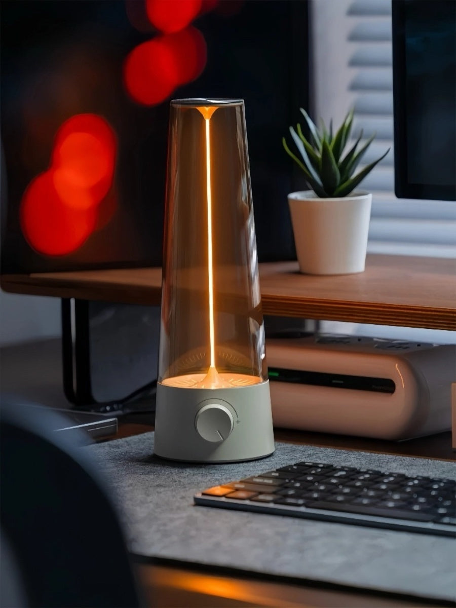 Retro Portable Ambient Lamp – 160H Battery Life,Dimmable Warm Light, USB-C Rechargeable