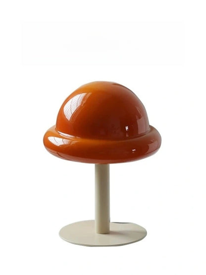 Nordic Glass Mushroom Lamp – USB Powered, Minimalist Bedside Table Light