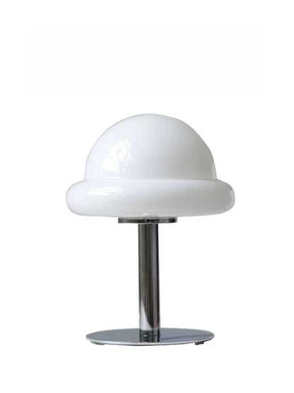 Nordic Glass Mushroom Lamp – USB Powered, Minimalist Bedside Table Light