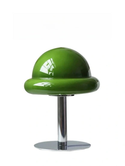 Nordic Glass Mushroom Lamp – USB Powered, Minimalist Bedside Table Light