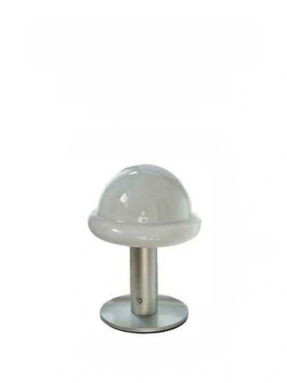 Danish Glass Mushroom Lamp – USB Rechargeable, Soft Glow Nordic Table Light