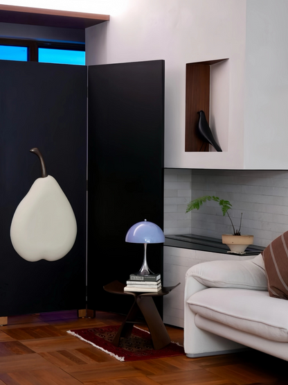 Danish Mushroom Table Lamp – USB Rechargeable, Nordic Minimalist Bedside Light