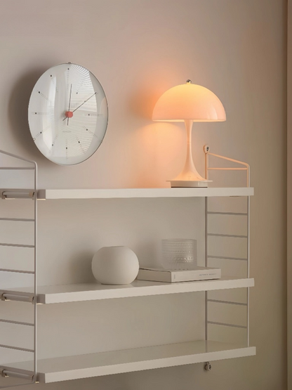 Danish Mushroom Table Lamp – USB Rechargeable, Nordic Minimalist Bedside Light