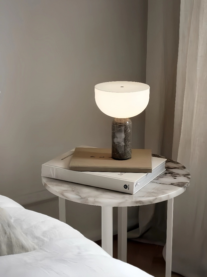 Danish Column Lamp – Nordic Minimalist Touch Table Light