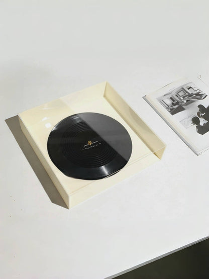 Retro Acrylic Vinyl Record Decor - Chic Chambers