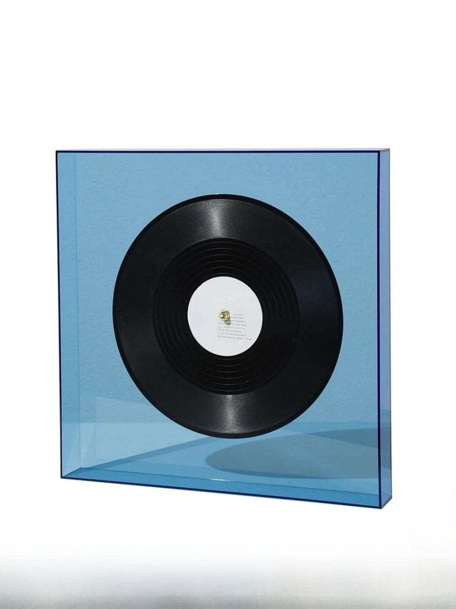 Retro Acrylic Vinyl Record Decor - Chic Chambers