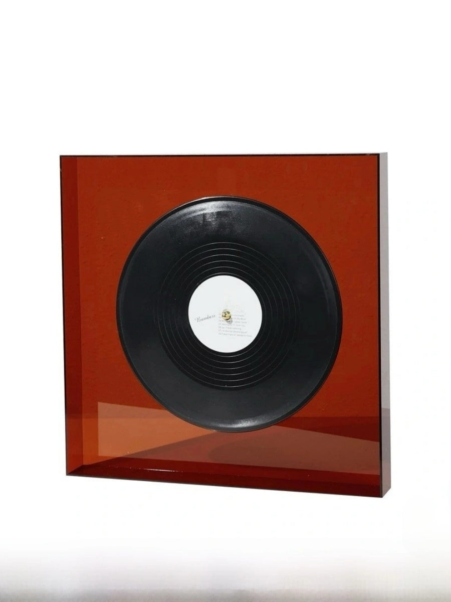 Retro Acrylic Vinyl Record Decor - Chic Chambers