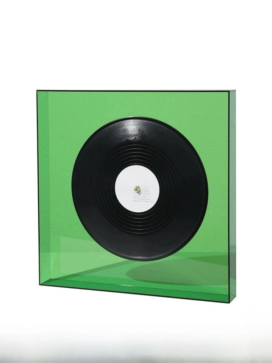 Retro Acrylic Vinyl Record Decor - Chic Chambers