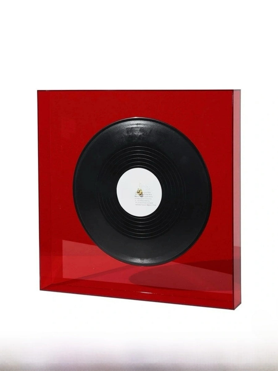 Retro Acrylic Vinyl Record Decor - Chic Chambers
