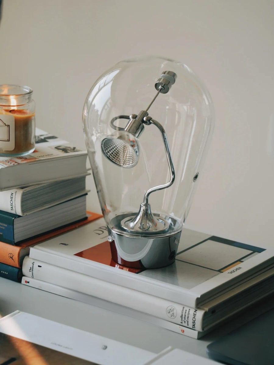 Vintage Industrial Magnetic Glass Touch Table Lamp - Chic Chambers