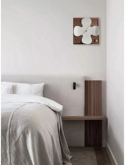 Sculptural Petal Acrylic Desk Clock - Chic Chambers