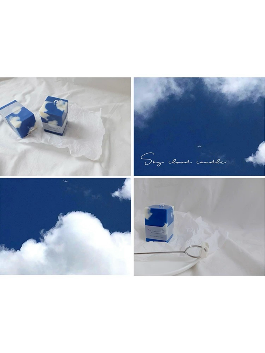 Cloud in the Sky Scented Candle Wild Bluebell Artisan Gift - Chic Chambers