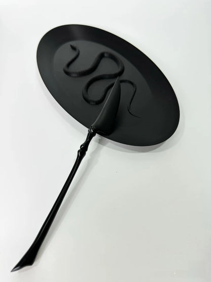 Matte Black Spine Inspired Flatware Set 316 Stainless Steel Knife Fork Spoon Gift Box - Chic Chambers