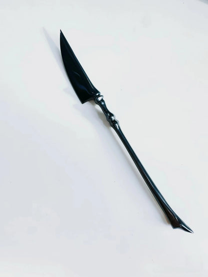 Matte Black Spine Inspired Flatware Set 316 Stainless Steel Knife Fork Spoon Gift Box - Chic Chambers