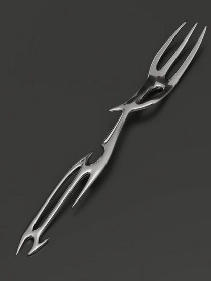 Silver Spine Inspired Flatware Set 3PCS Cyber Inspired Gift Set - Chic Chambers