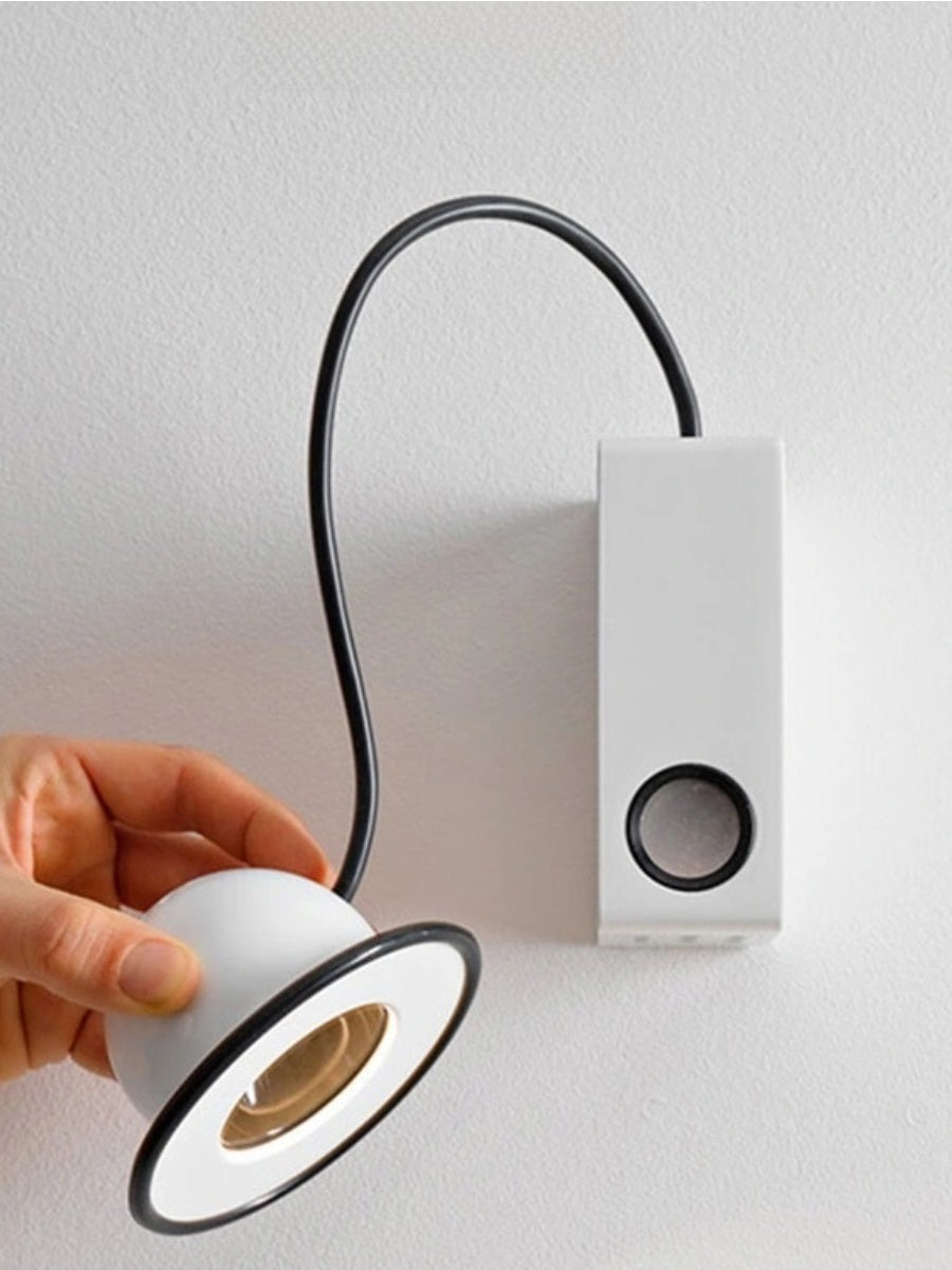 Magnetic Wall Lamp with Vintage Design and Artistic Iron Accent - Chic Chambers