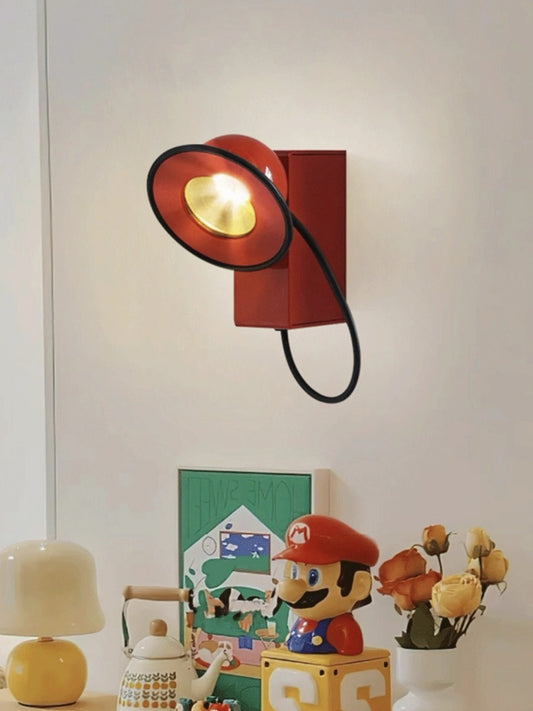 Magnetic Wall Lamp with Vintage Design and Artistic Iron Accent - Chic Chambers