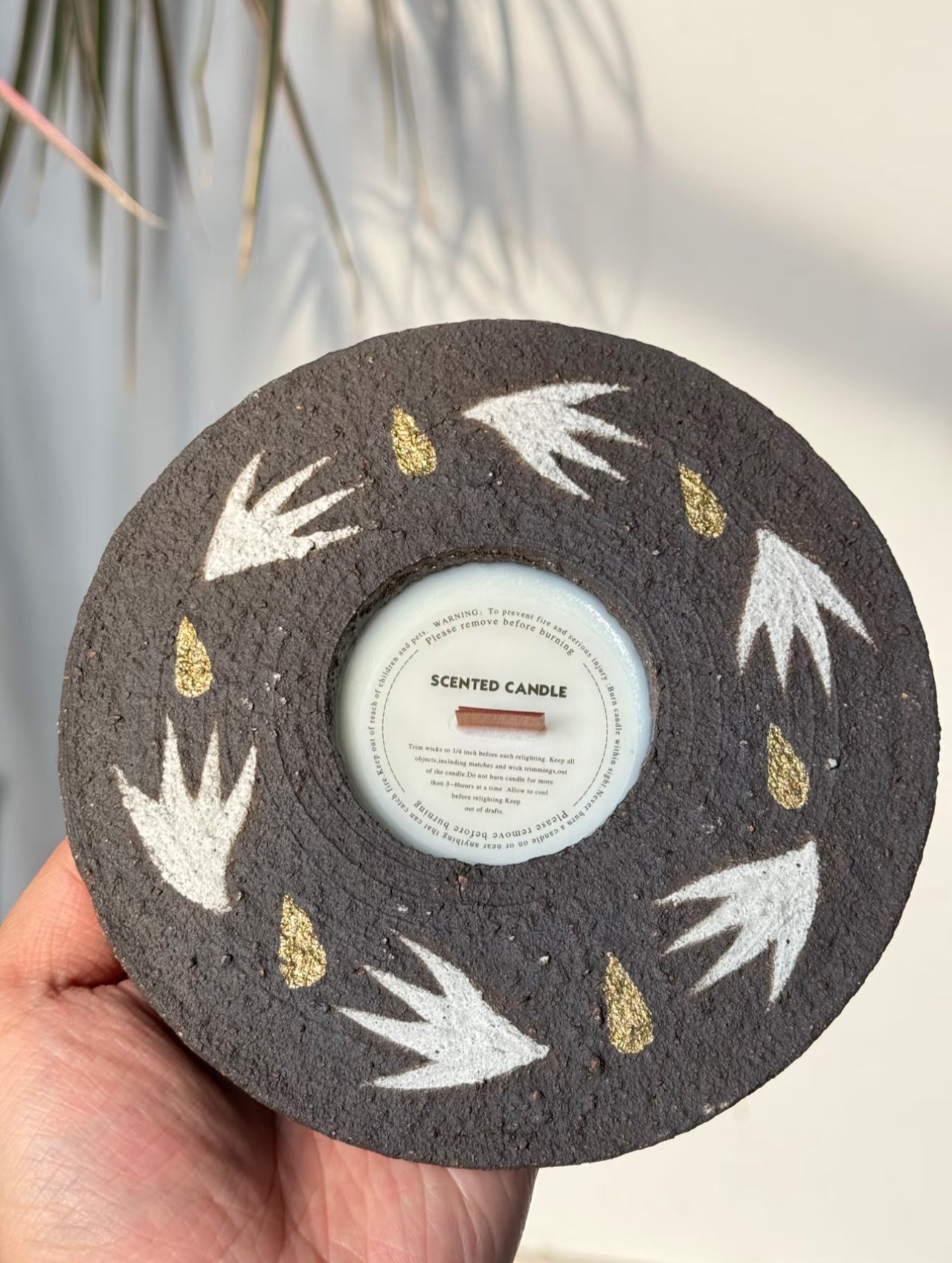 Handcrafted Ceramic Scented Candle Swallow Rain Edition - Chic Chambers
